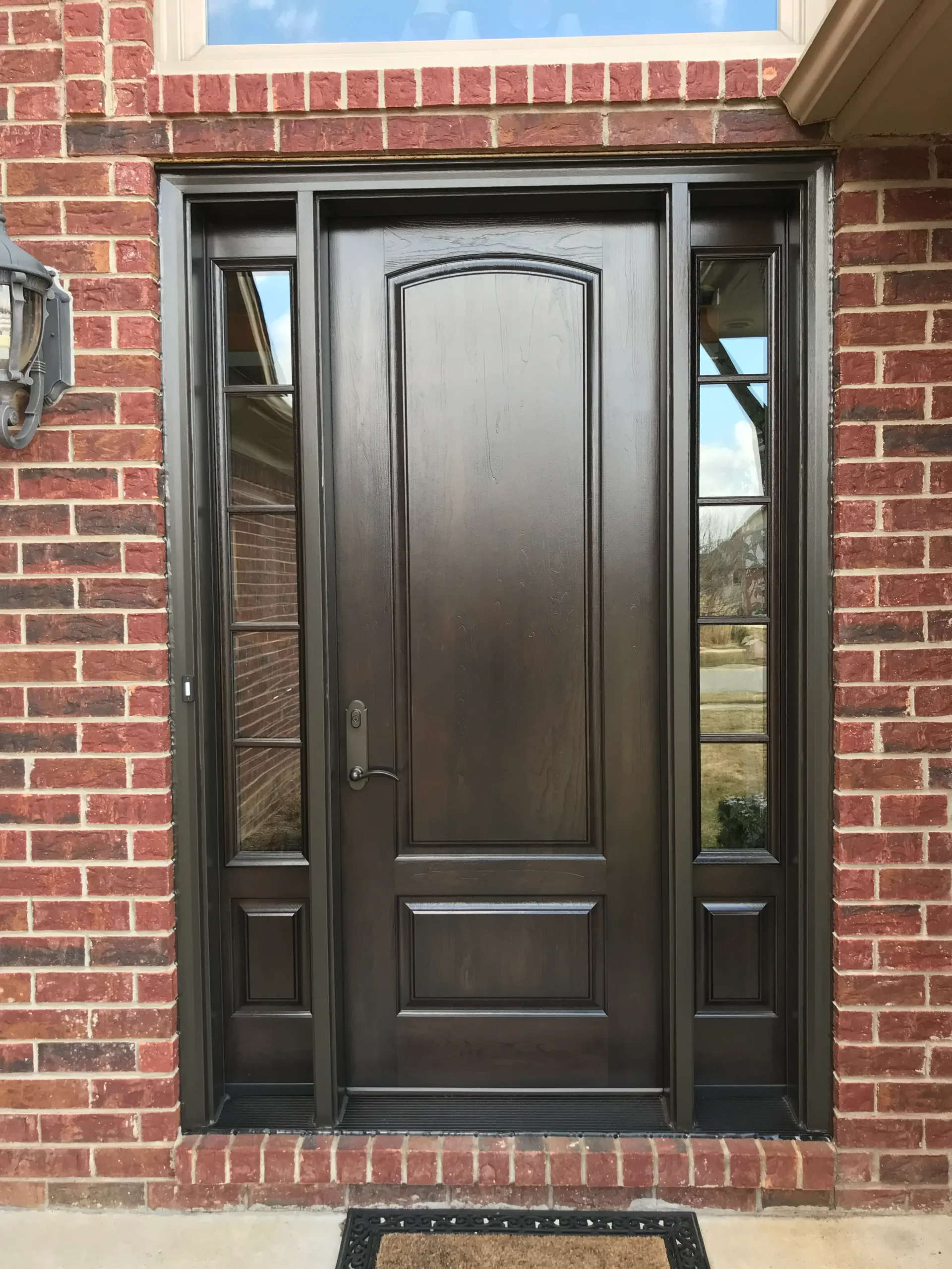 New entry door with sidelights