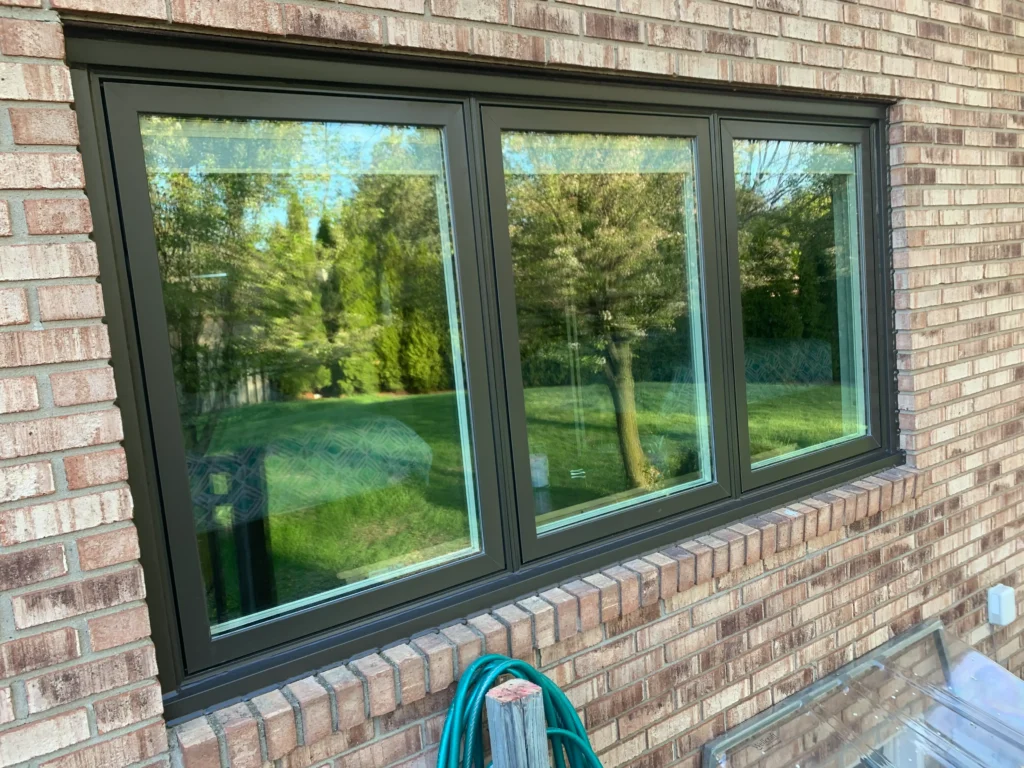 New triple casement window